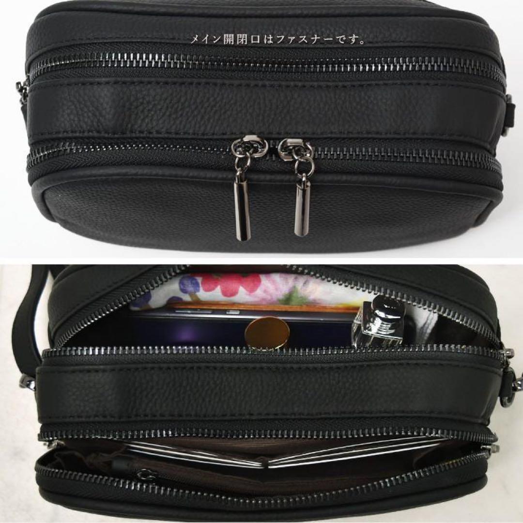 新品✨️Vita Felice 本革 スクエア ショルダー バッグ