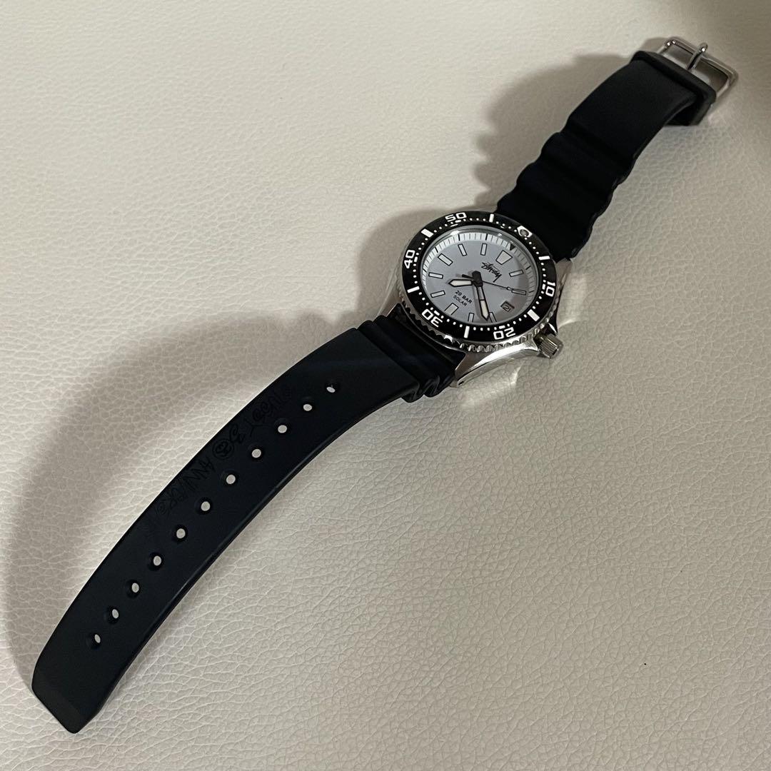 STUSSY×SEIKO 30周年記念 腕時計 ラバーベルト ナイロン 限定品