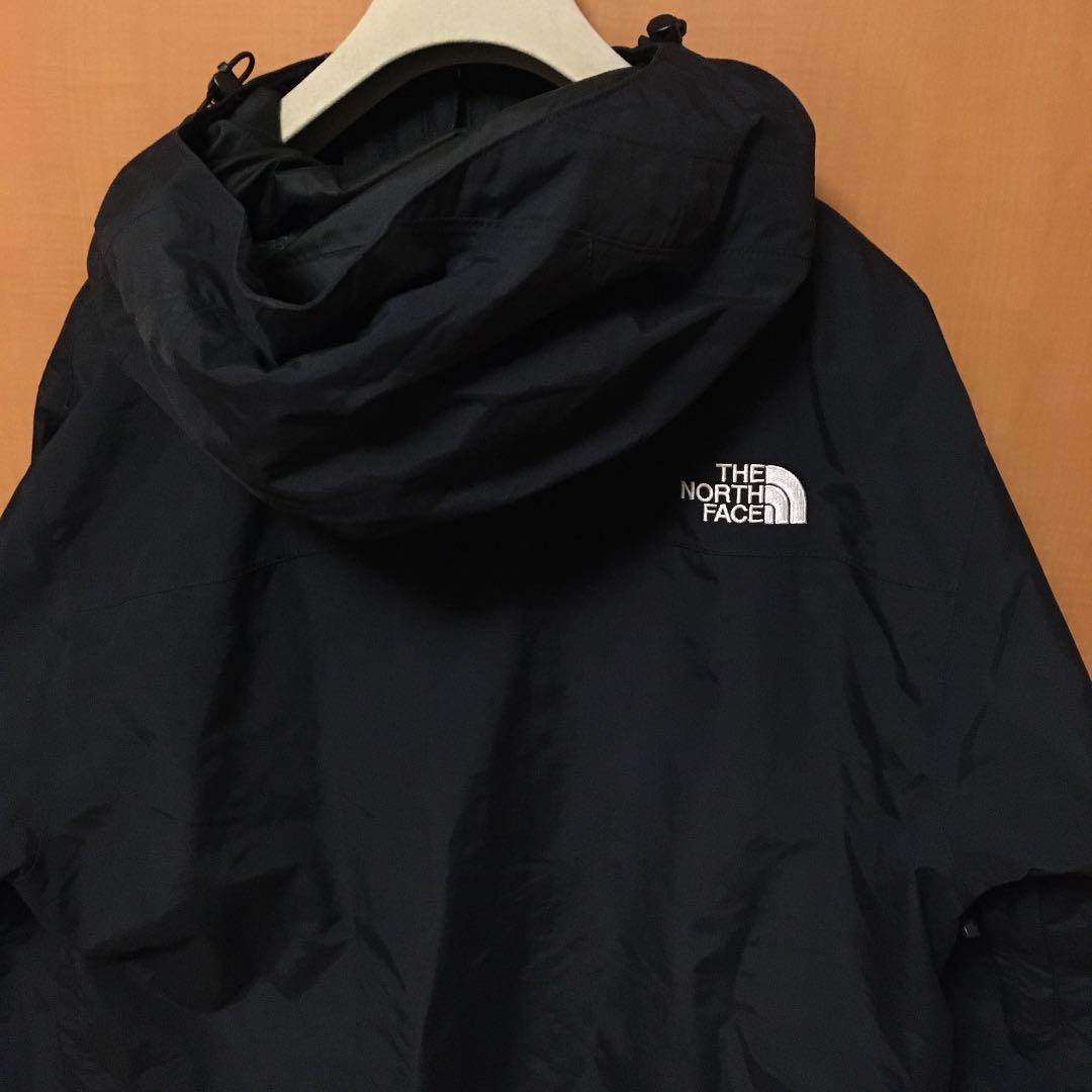 THE NORTH FACE ザノースフェイス マウンテンパーカ ブラック 144 ノースフェイス マウンテンパーカー 肩ロゴ キッズ140 黒