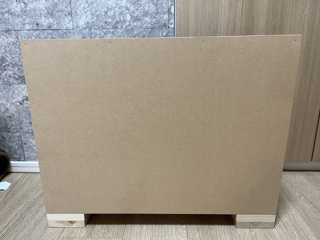もりもり工房ミニカーケース8×6 マス96台収納　トミカ　木製　中古