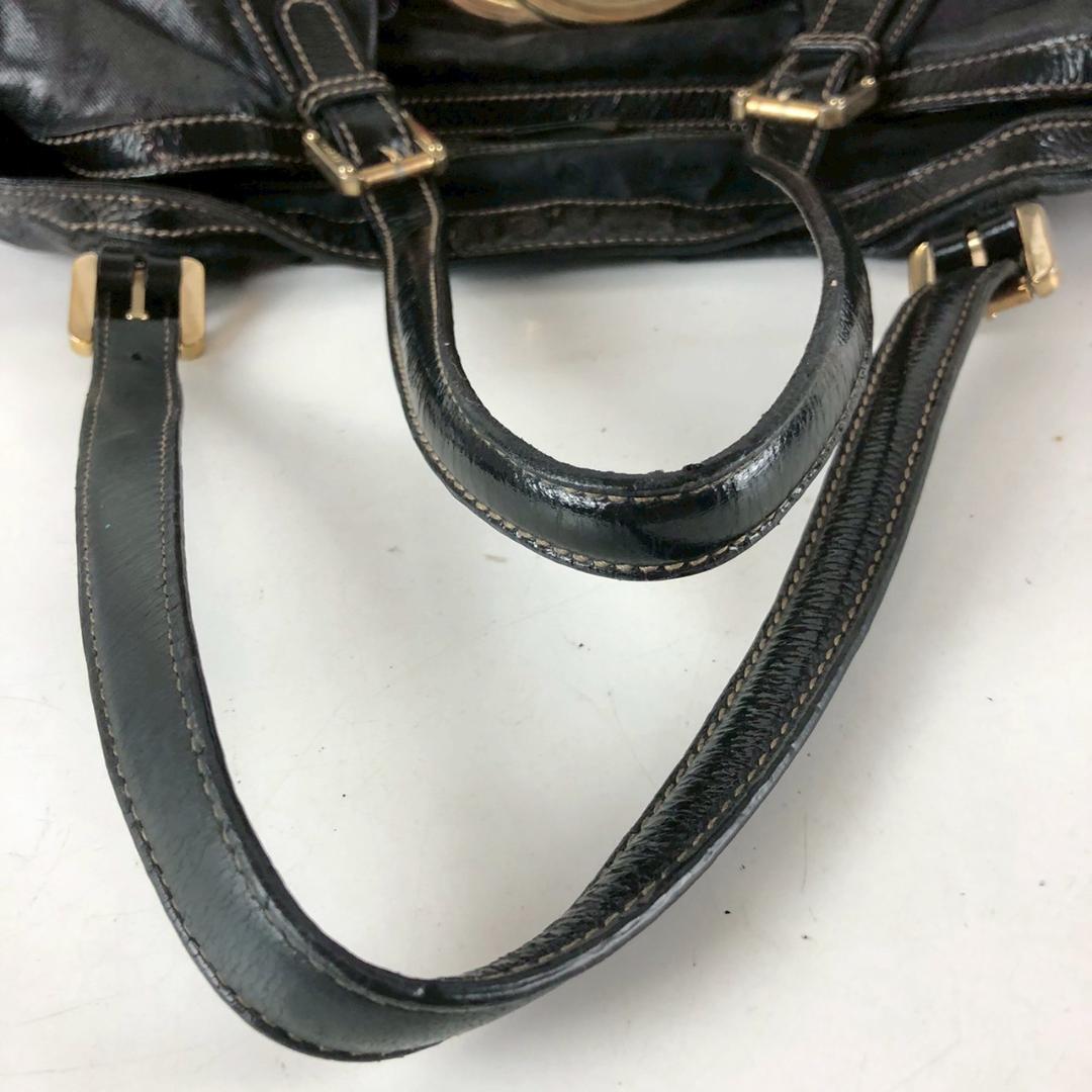 GUCCI グッチ インターロッキングG トートバッグ ブラック レディース