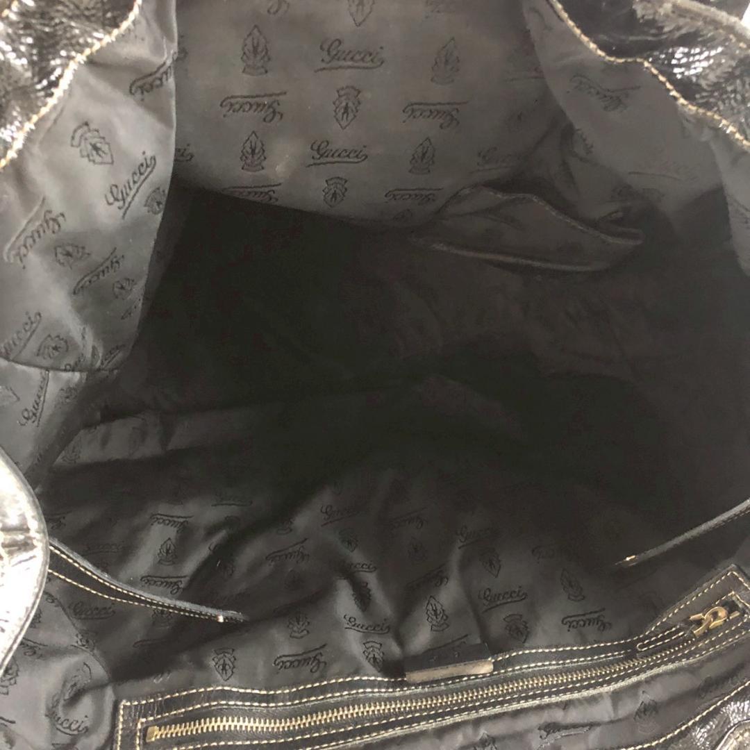 GUCCI グッチ インターロッキングG トートバッグ ブラック レディース