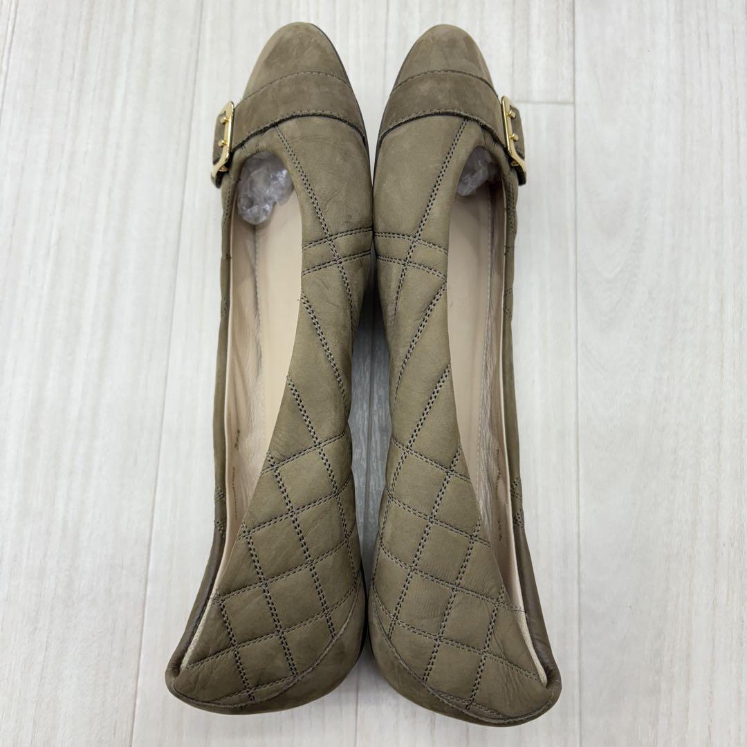■ BURBERRY バーバリー スウェード フラットシューズ 38.5