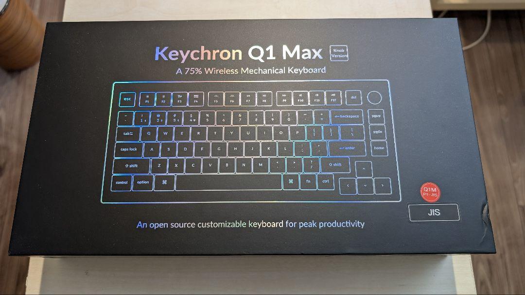 Keychron Q1 Max ホワイト 赤軸 日本語配列