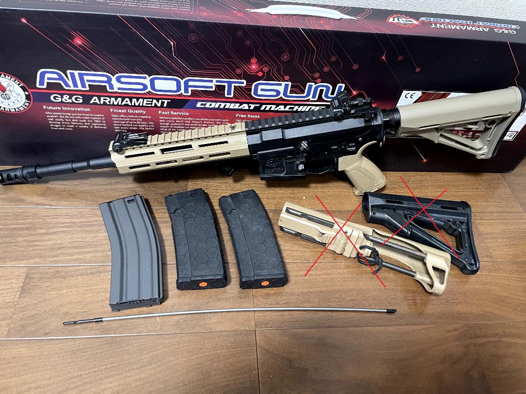 G&G CM16 Raider L 2.0E　ストックカスタム