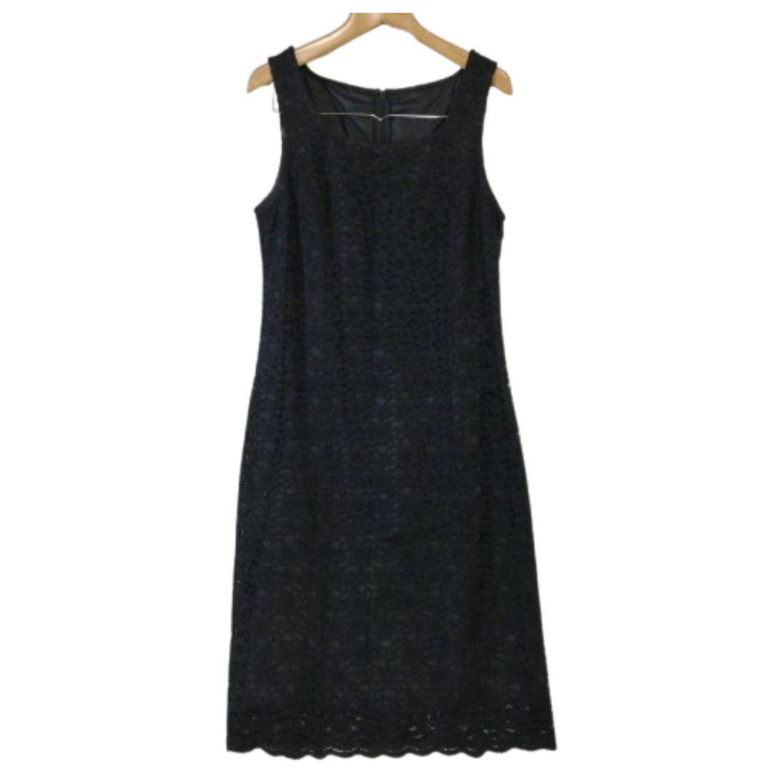 美品☆ YVESSAINTLAURENT ひざ丈 ワンピース Mサイズ　c201