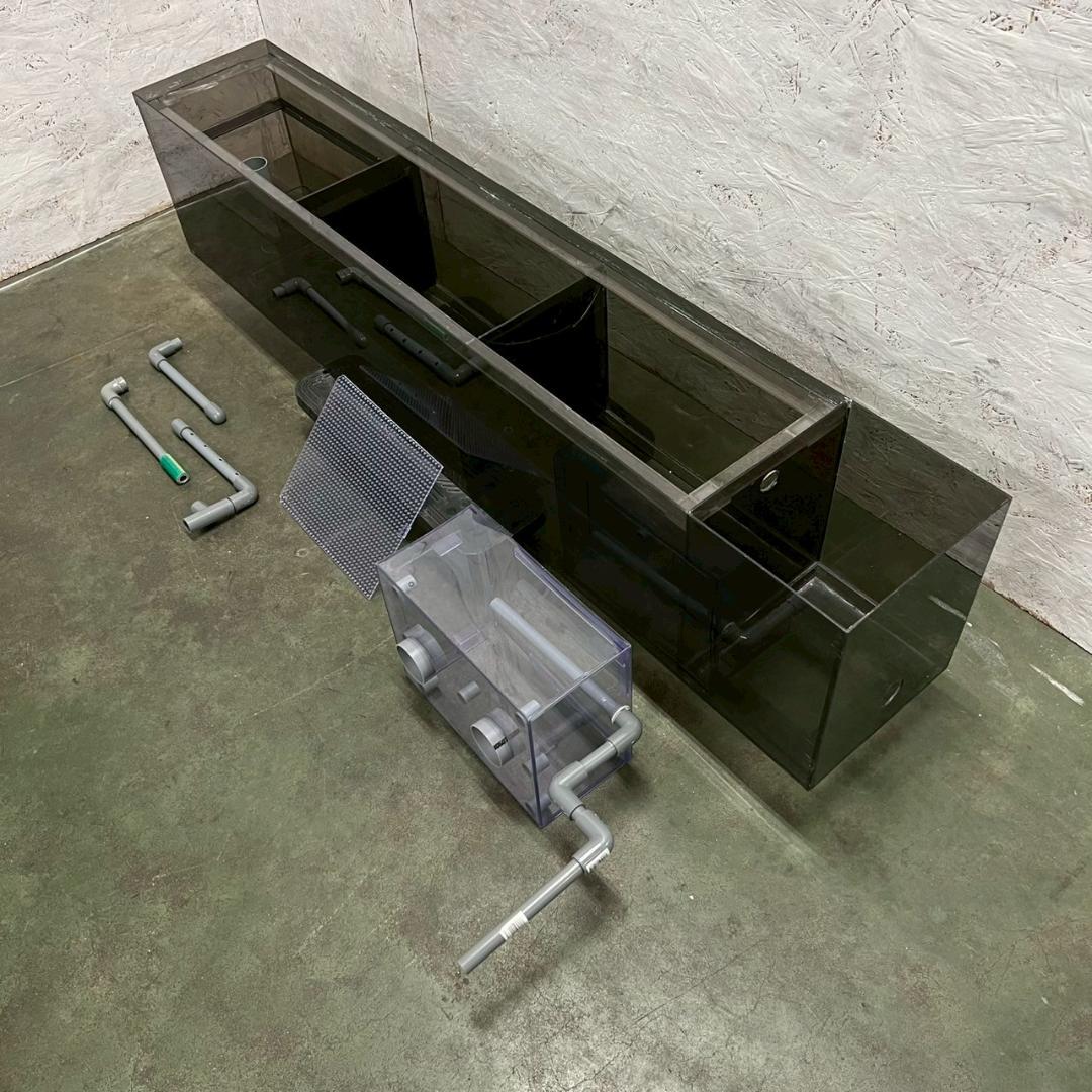 水槽用 濾過器ケース プラスチックケース W1500 水槽フィルター Y1387