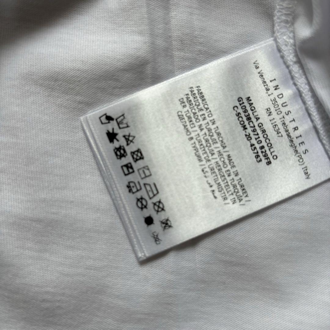 未使用 タグ付き モンクレールTシャツ レディース 白T ビッグロゴ ワッペン