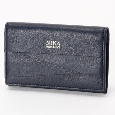 【新品未使用】ニナリッチ 名刺入れ ネイビー