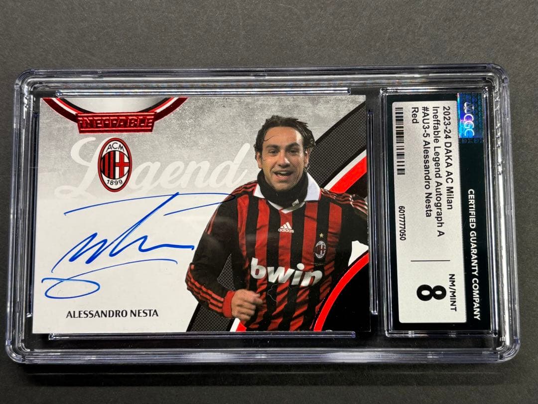 ネスタ オンカード 直筆サイン ACミラン目立った傷や汚れなし