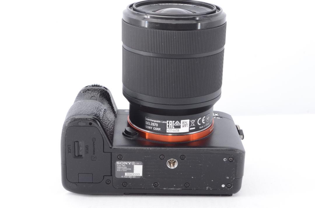 SONY α7III ズームレンズキット 2420万画素 ミラーレス一眼