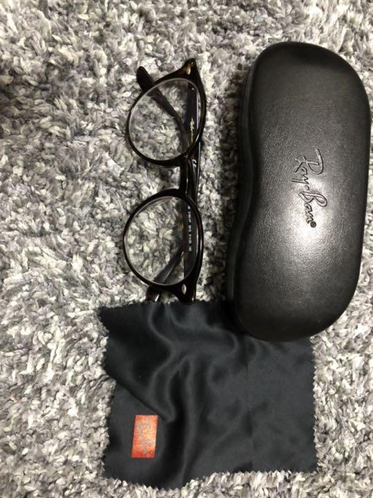 Ray-Ban RB 2180 ブラックフレーム度ありメガネ