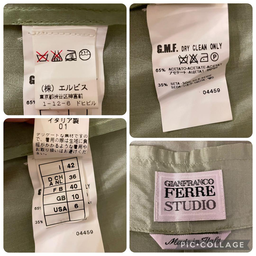 ✨極美品✨GIANFRANCO FERRE 最高級 シルク製 ロングワンピース