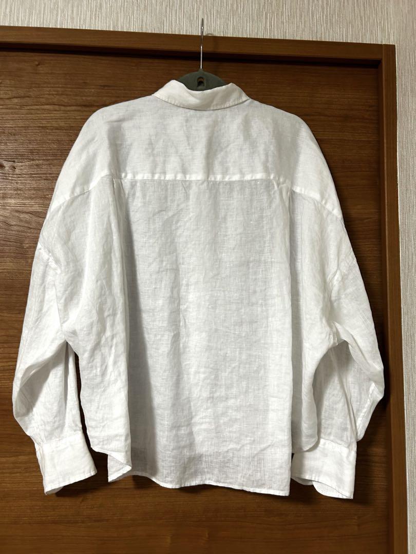 新品　Plage Linen Short シャツ　ホワイト
