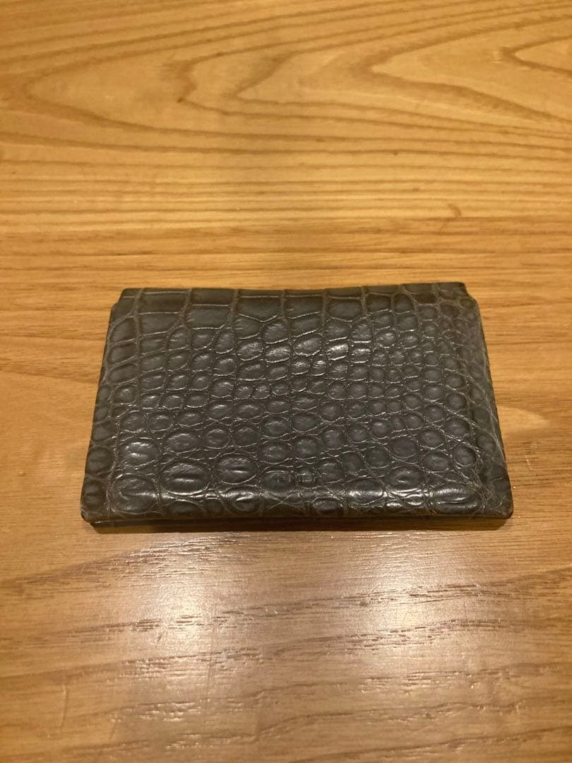 tmbh ポロサスクロコ 葉合わせ 名刺入れ