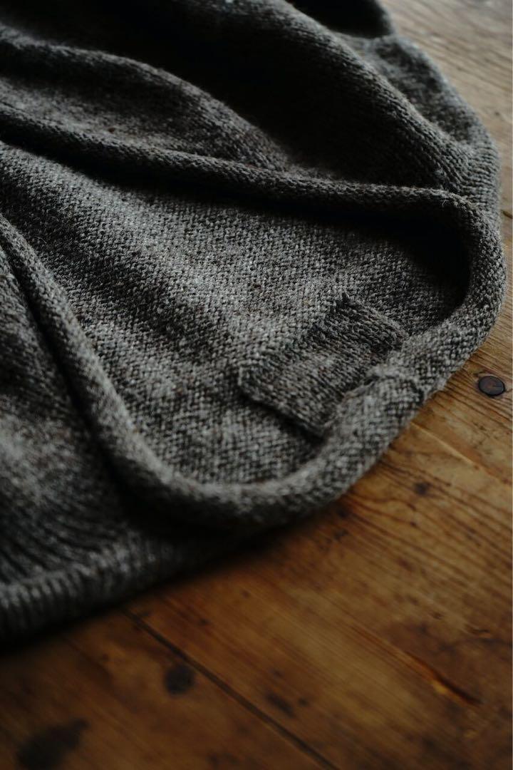 SOLNORDソルノール  Buttonless Cardigan(Gray)
