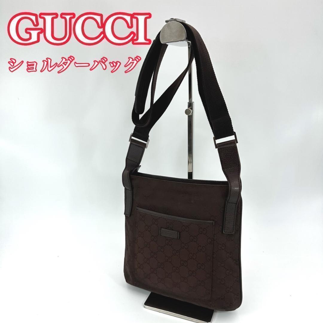 GUCCI 　グッチ　GG柄　ショルダーバッグ　0914