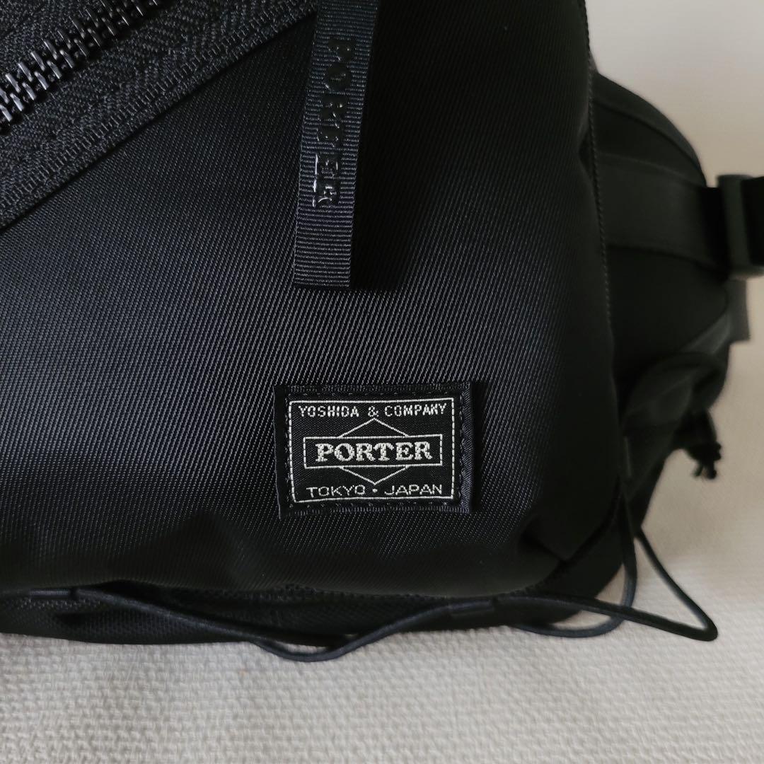 PORTER＿ THINGS WAIST＿ポーターフラッシュリュックブラック
