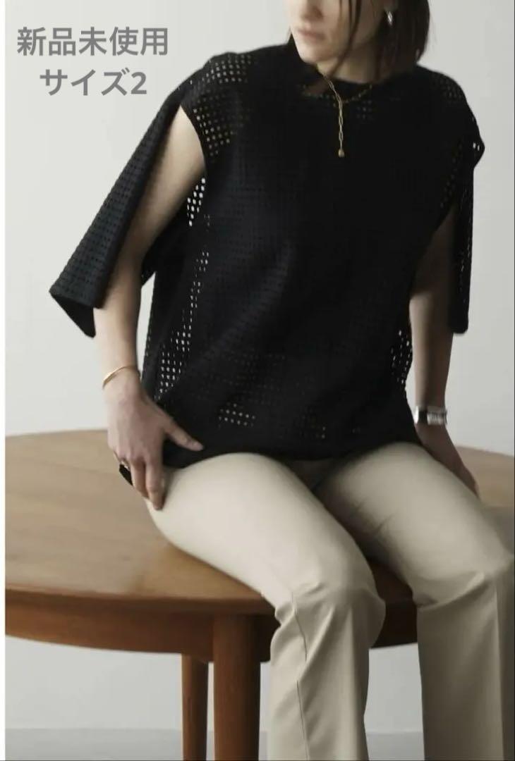 クラネ　DOT MESH 2WAY TOPS 7,650円