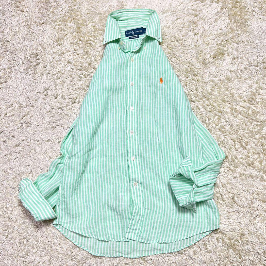 ☆特別☆ 美品 ポロラルフローレン シャツワンピース ポニー刺繍