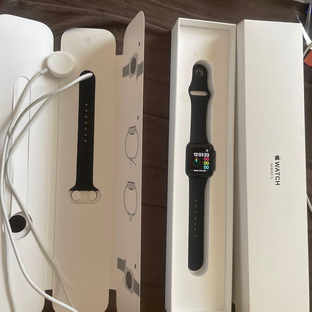 APPLE WATCH3 38 SGAL BK130-200 201809 | www.aerobowls.co.uk
