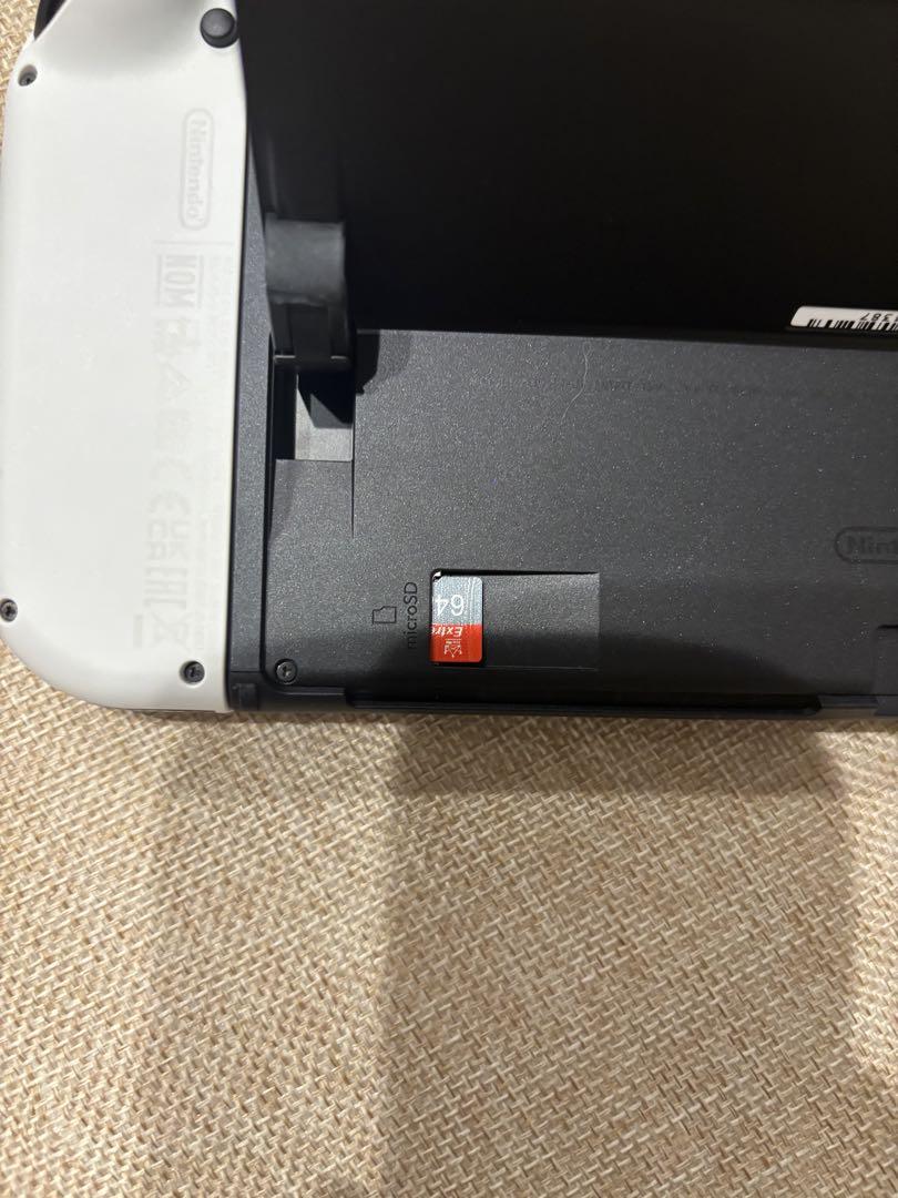 Nintendo Switch 有機ELモデル 本体　64GSDカード付き　美品