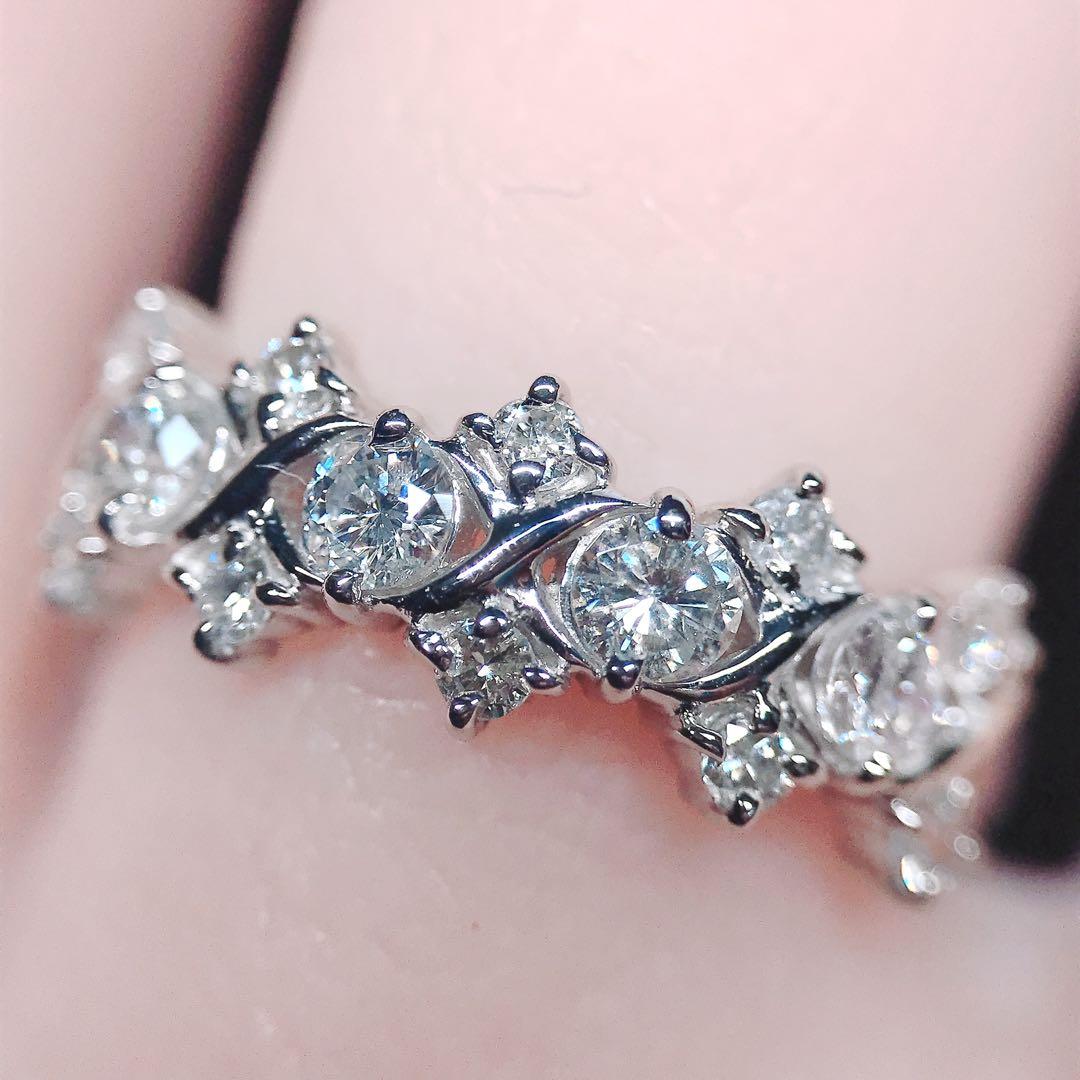 0.52ct ダイヤモンドリング PT900 ダイヤ 0.5ctアップ
