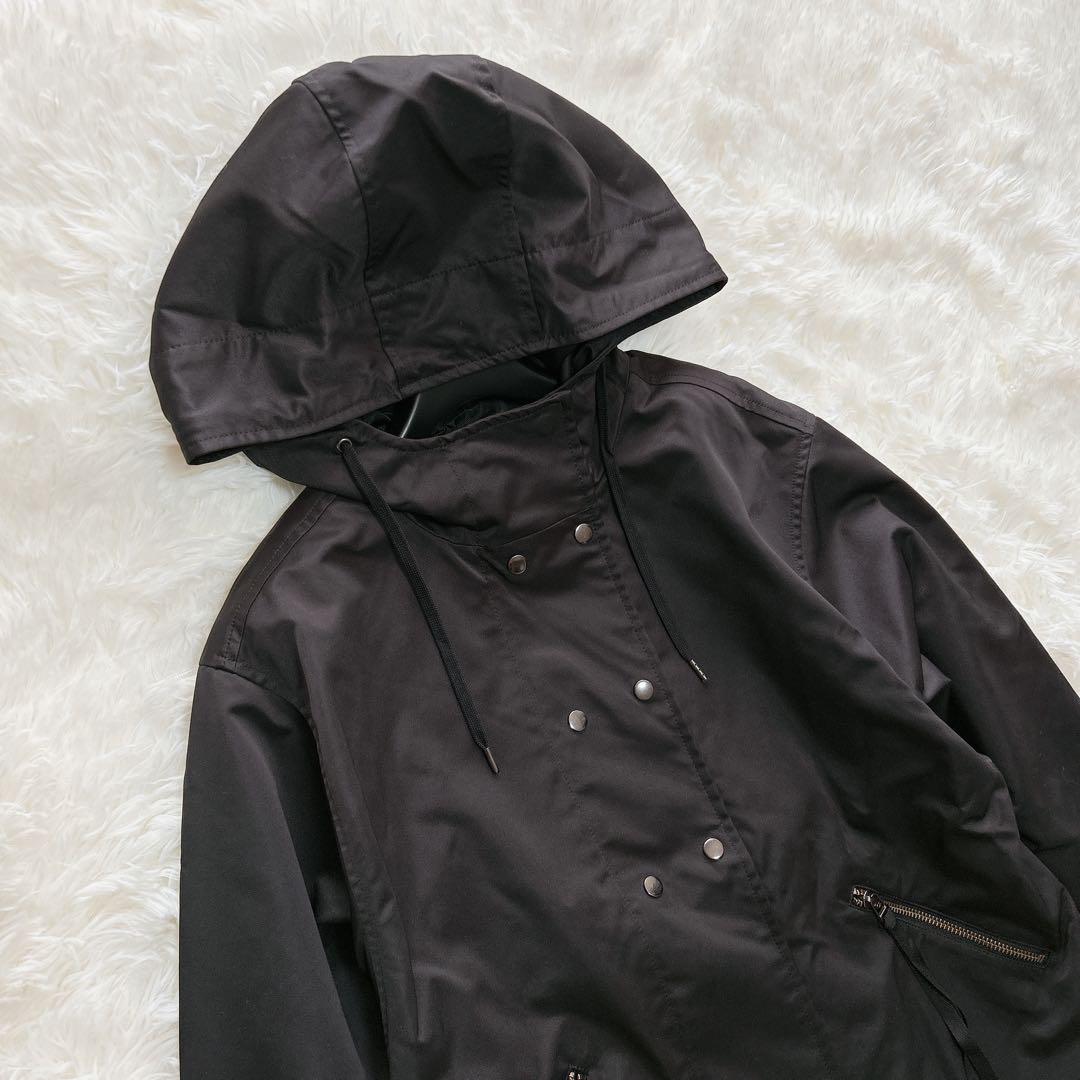 美品♡STYLE DELI バックレースアップブルゾン マウンテンパーカー 黒