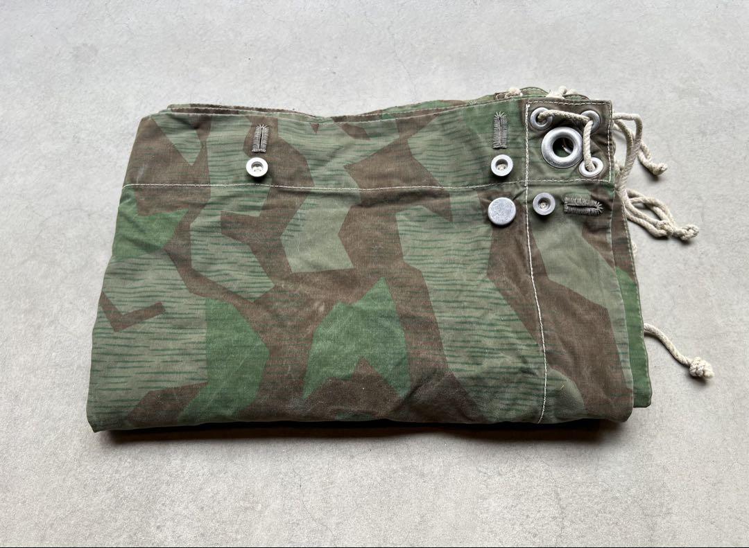実物 40s スイス軍幕 スプリンターカモ ツェルトバーン