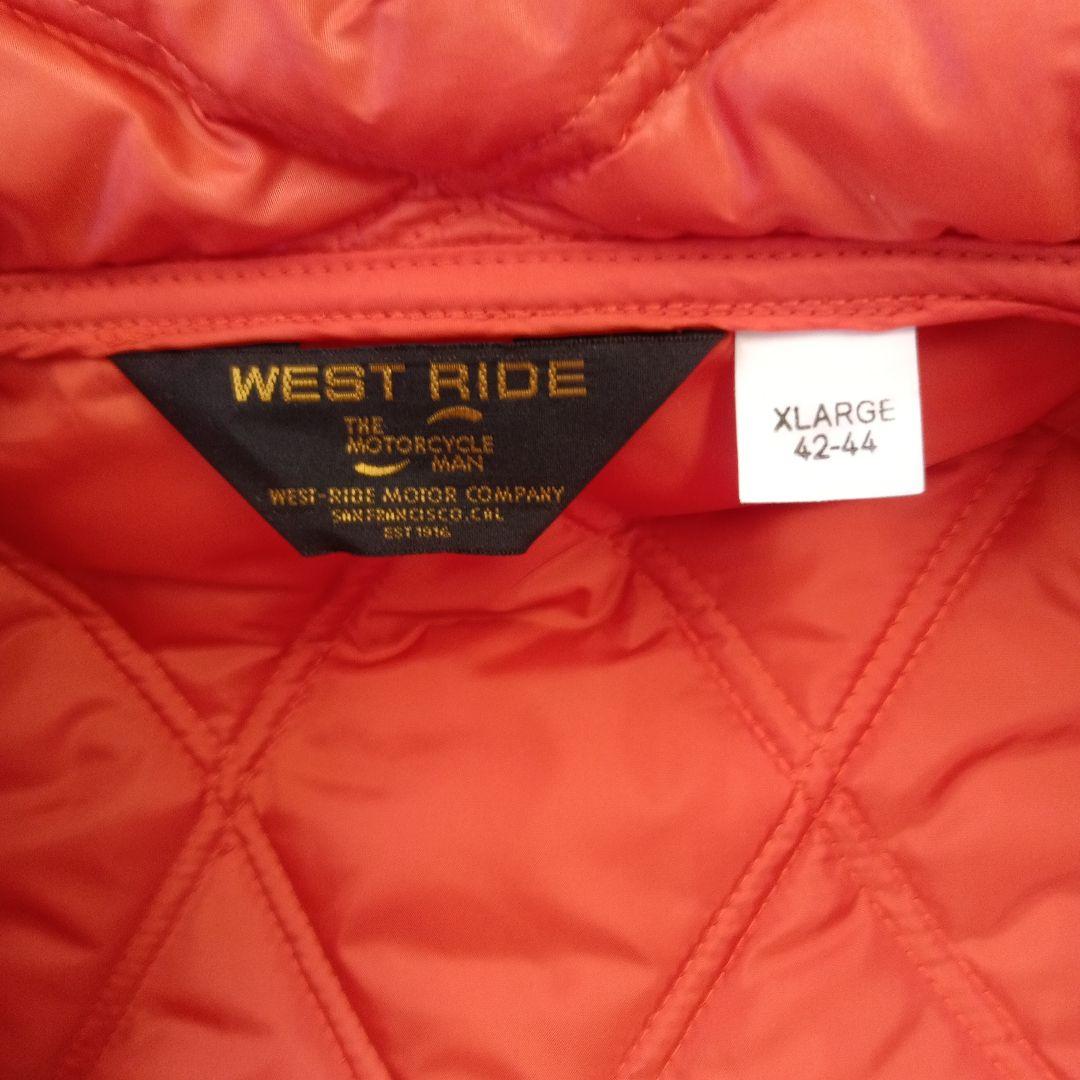 美品 ウエストライド WESTRIDE レーシングダウンベスト サイズXL