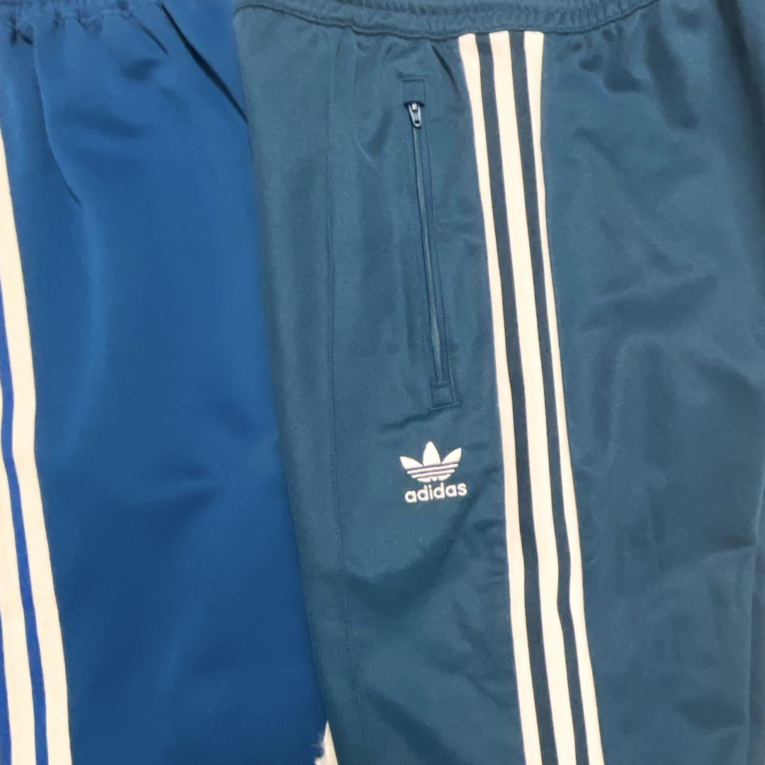 Adidas 青緑 ベッケンバウアー トラックパンツ アディダス ジャージ M