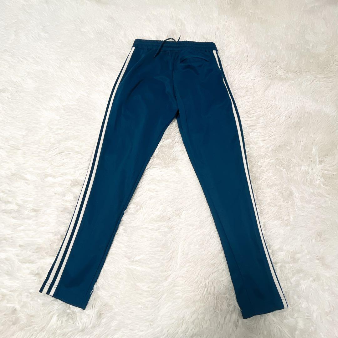 Adidas 青緑 ベッケンバウアー トラックパンツ アディダス ジャージ M