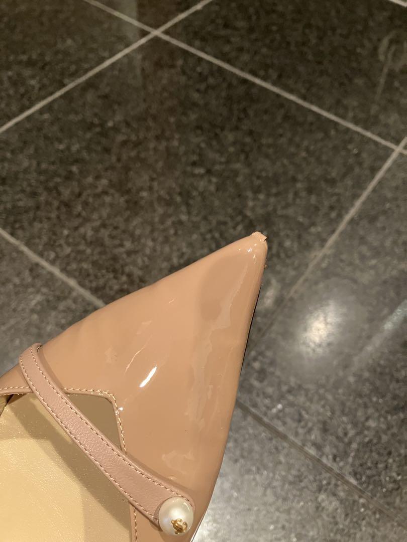 【美品♡】JIMMY CHOO ポインテッドトゥ フラットシューズ　38
