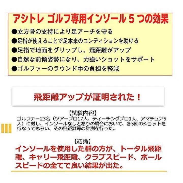 人気!BMZアシトレインソールゴルフカーボン 画像5