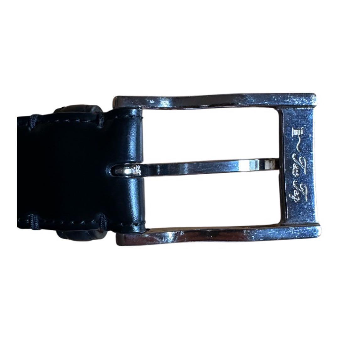 コードバン】Maker's Shirt Kamakura 高級艶黒馬革ベルト - メルカリ