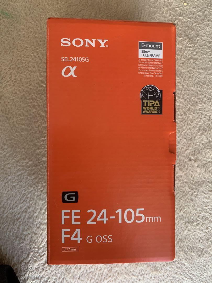 SONY FE 24-105mm F4 G OSS SEL24105G昨年9月に新品を購入しました