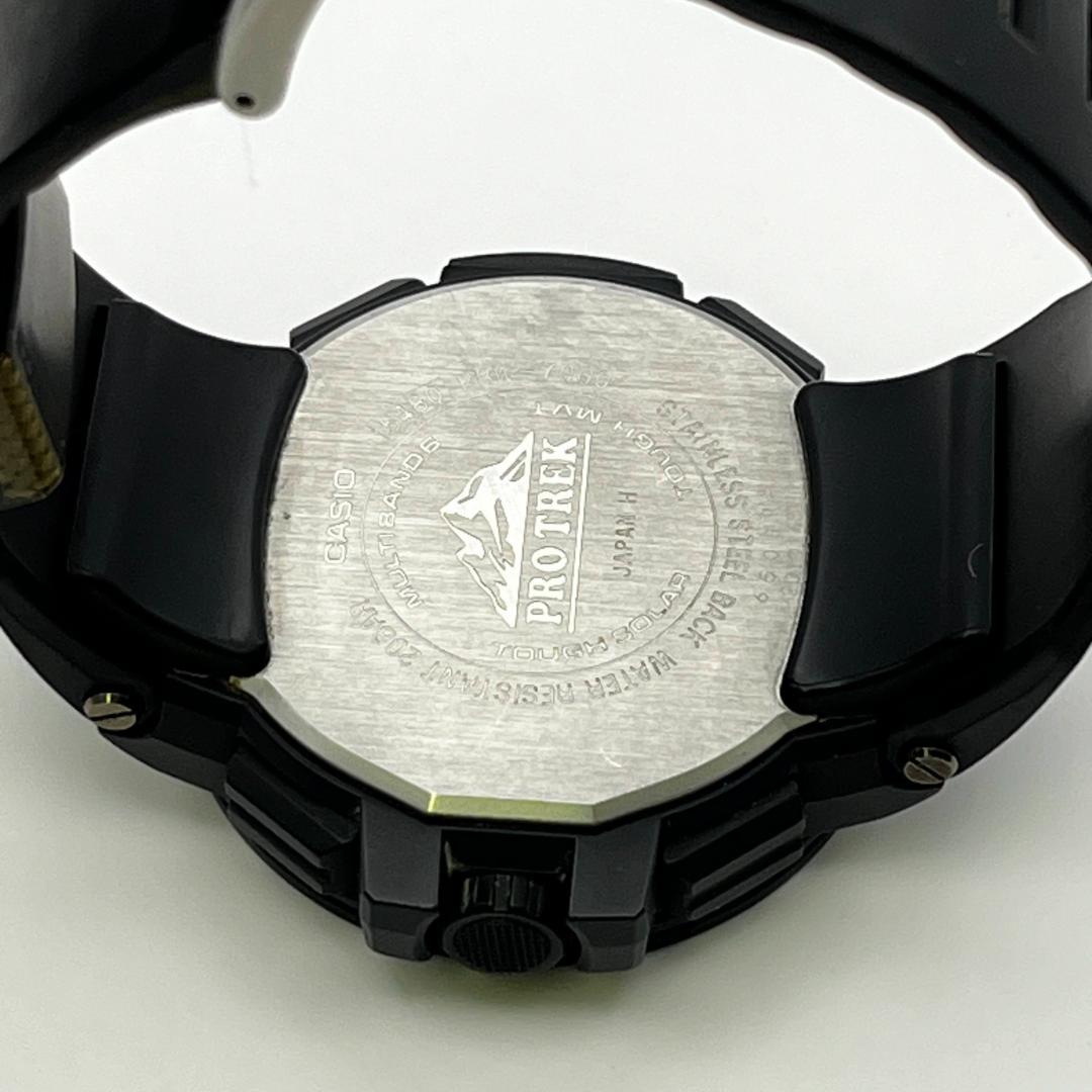 【男の】CASIO プロトレックPRW-7000 トリプルセンサー　BLACK