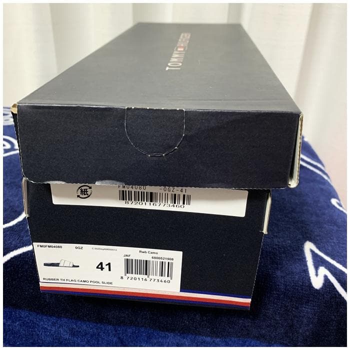 RUBBER TH FLAG CAMO POOL SLIDE 26.0cm