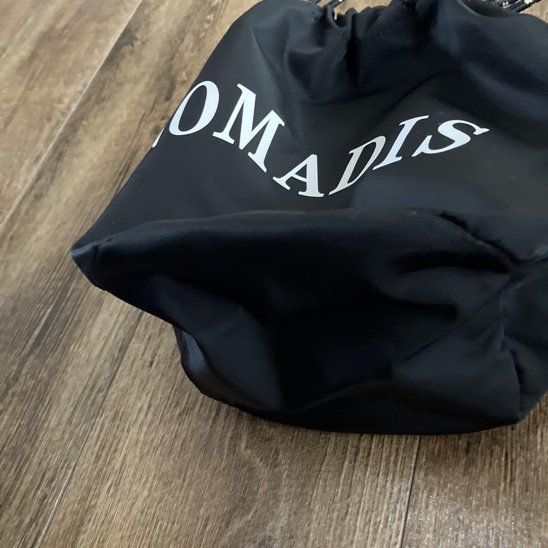 NOMADIS ドローストリングバッグ ブラック