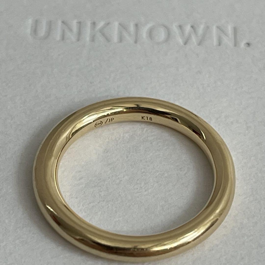 ☆ UNKNOWN. 18K universal2リング アンノウン 受注生産