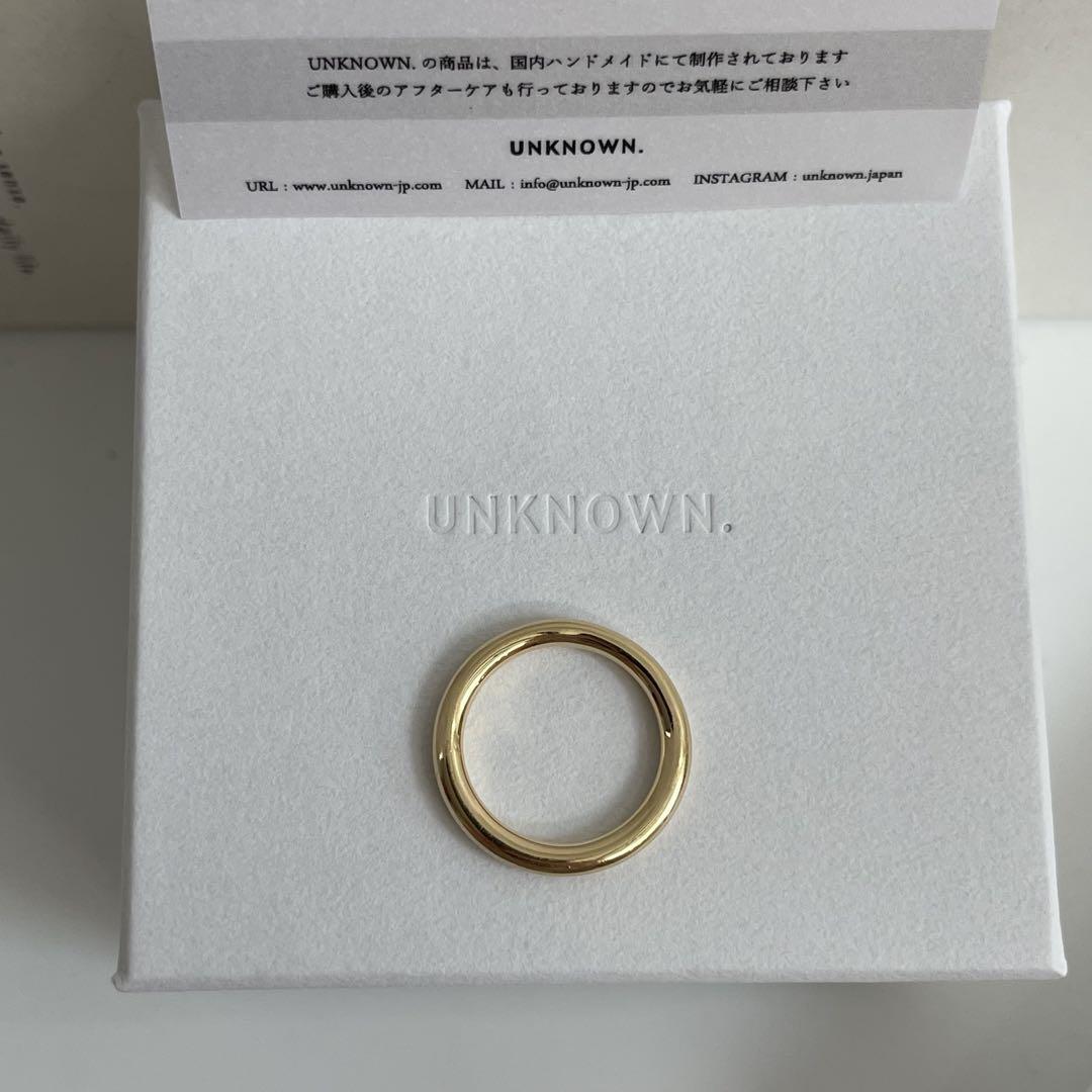 【１着でも送料無料】 18K UNKNOWN. ☆ universal2リング 受注生産 アンノウン アクセサリー