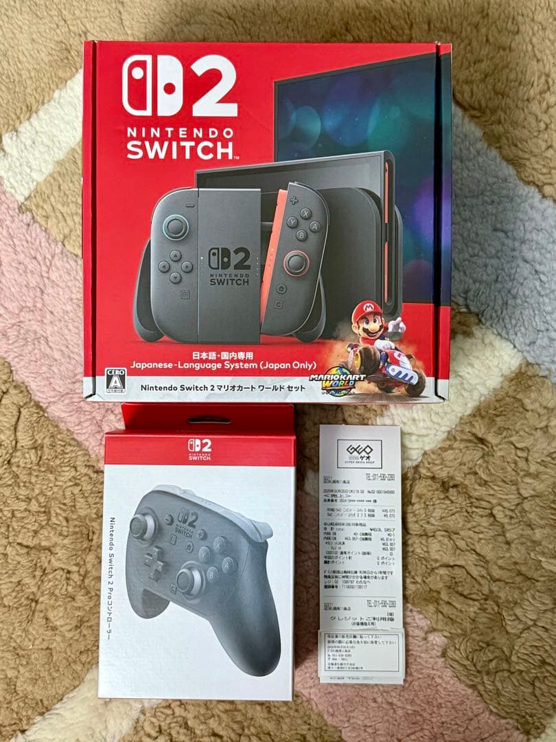 【即日発送】Switch 2 マリカオカートセット（日本語・国内専用)プロコン