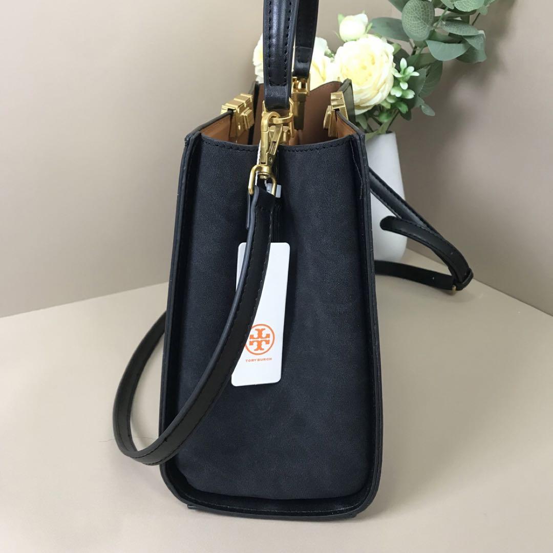 TORY BURCH トリーバーチ ハンドバッグ ジャガード バケット