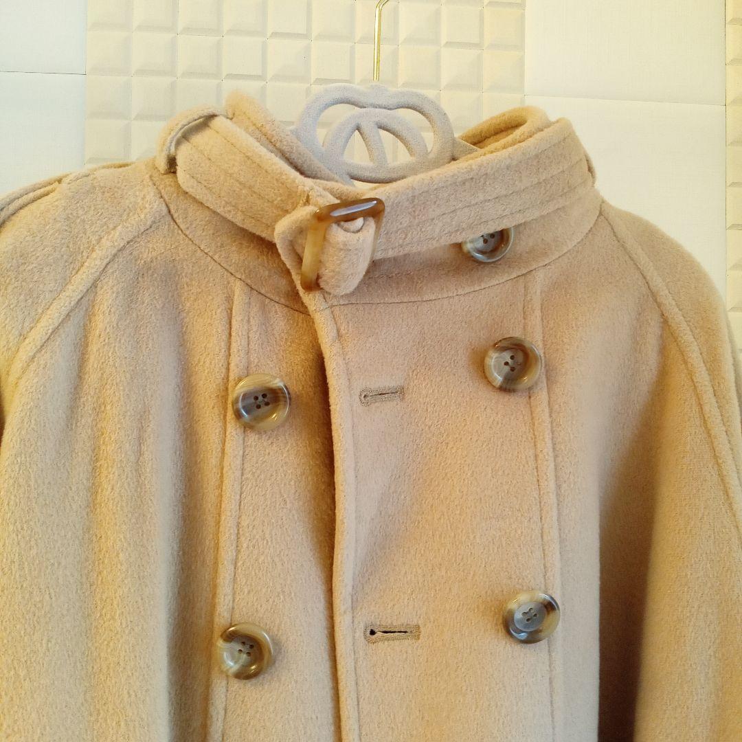 【美品】CCクロス　ポンチョ　コート　アルパカ　ジャケット　アウター　モモンガ