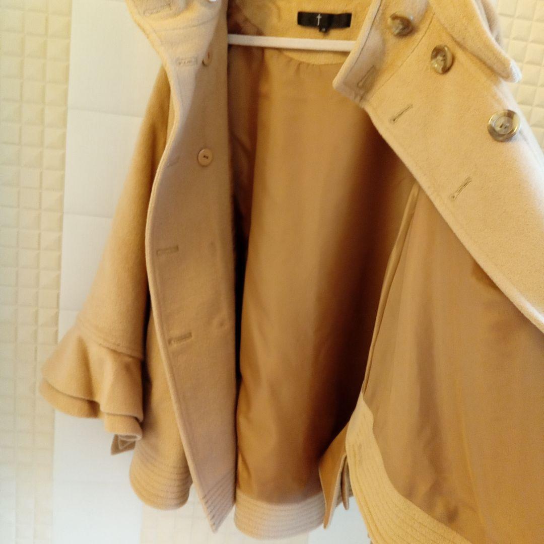 【美品】CCクロス　ポンチョ　コート　アルパカ　ジャケット　アウター　モモンガ