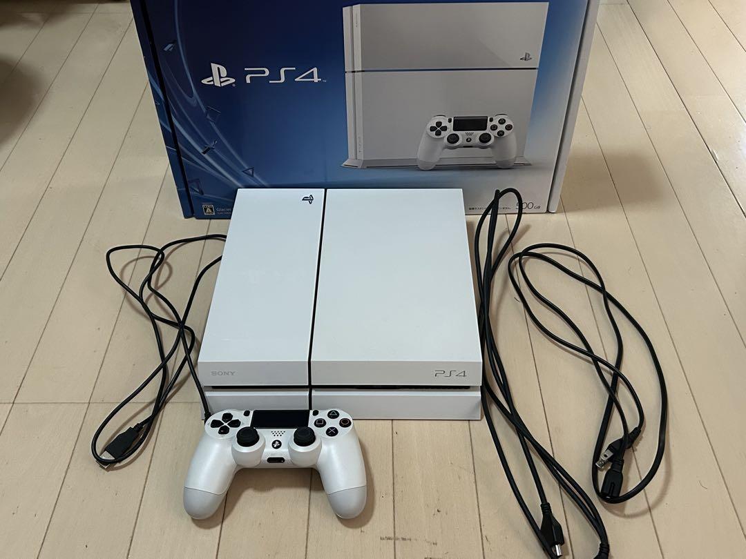PS4 ホワイト 本体 コントローラー付き