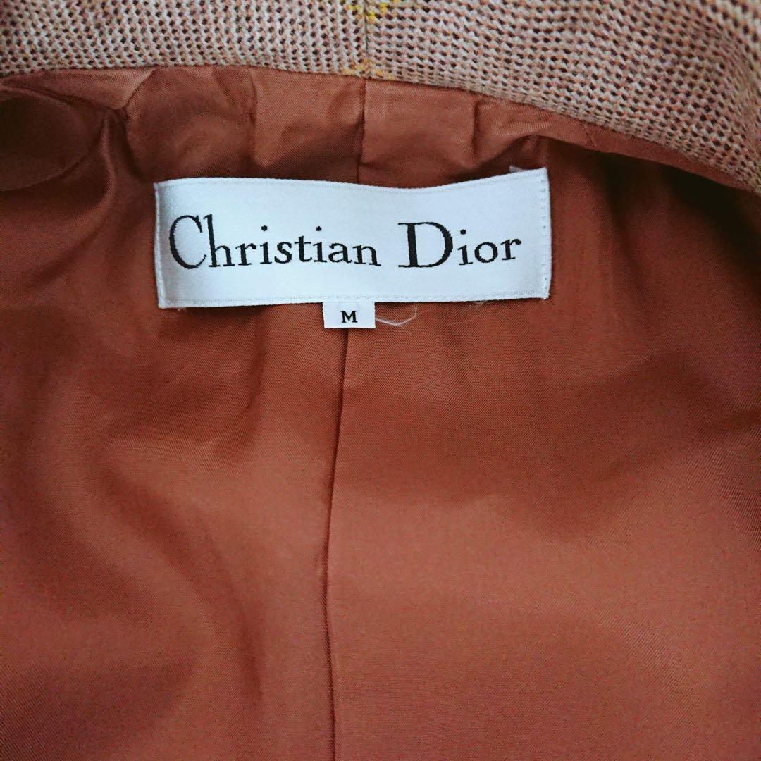 vintage Dior エルボーパッチジャケット 後姿も洗練スタイル