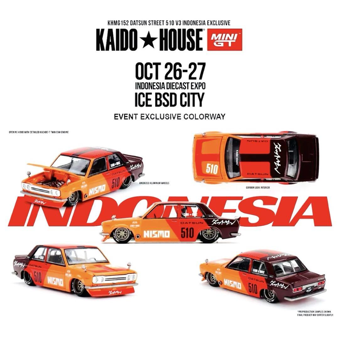 Kaido House 街道ハウス ダットサン IDE11インドネシア限定 Kaido House 街道ハウス ダットサン IDE11インドネシア限定 ミニカー