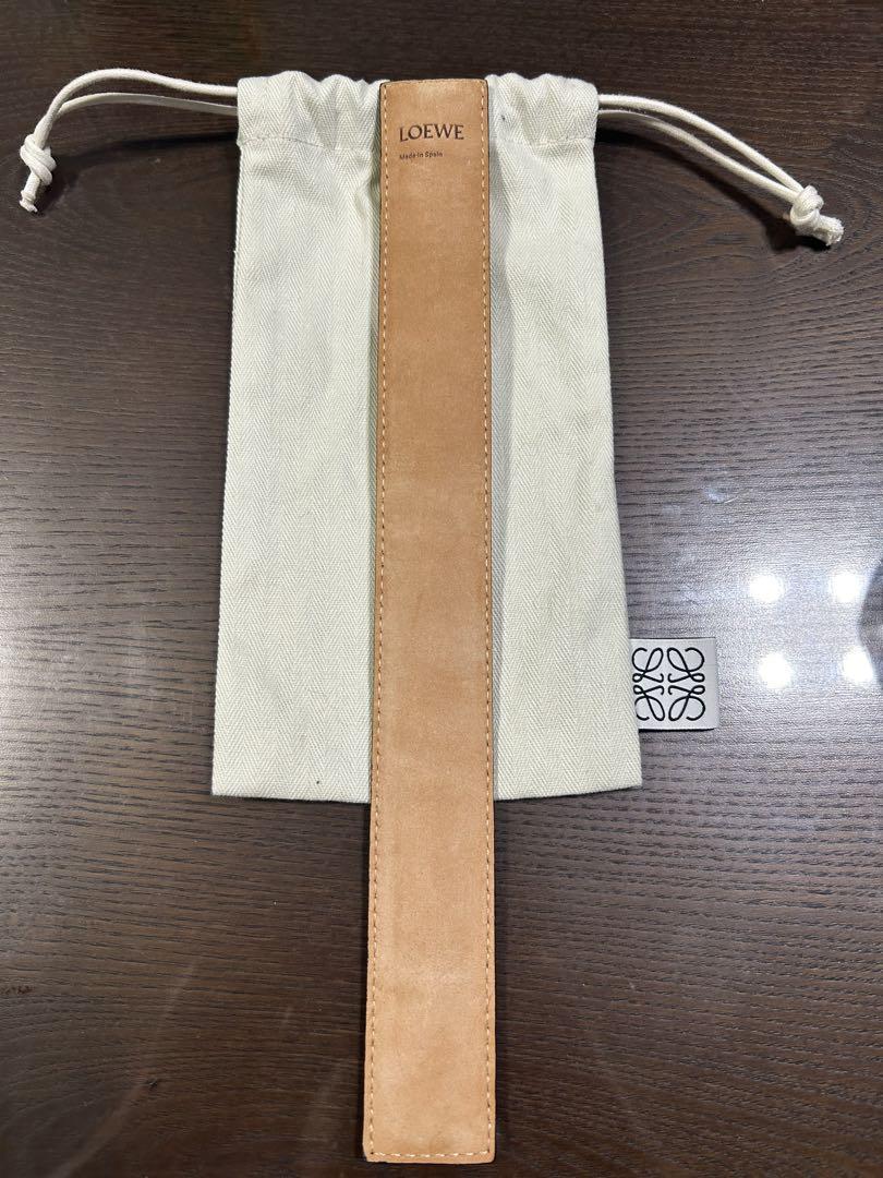 【週末限定】ロエベ　レザーバングル　イエロー