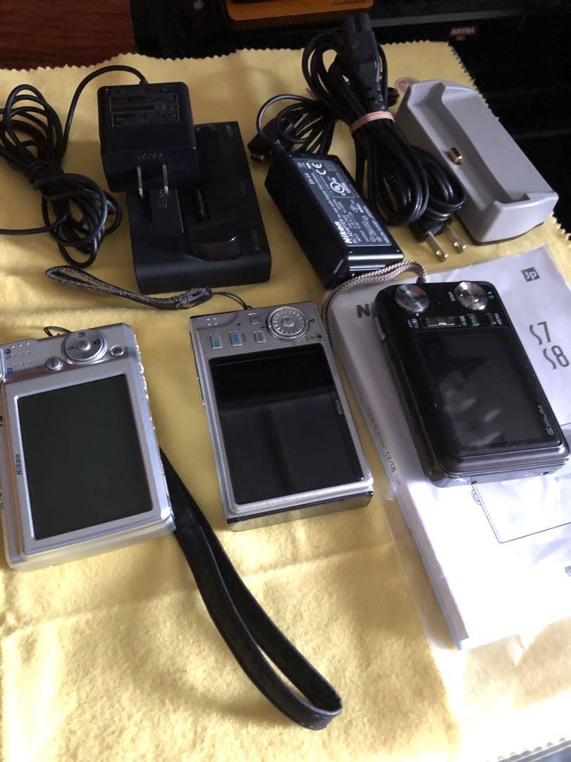 Nikon Coolpix s7、L15 CASIO EXILIM ex-v3